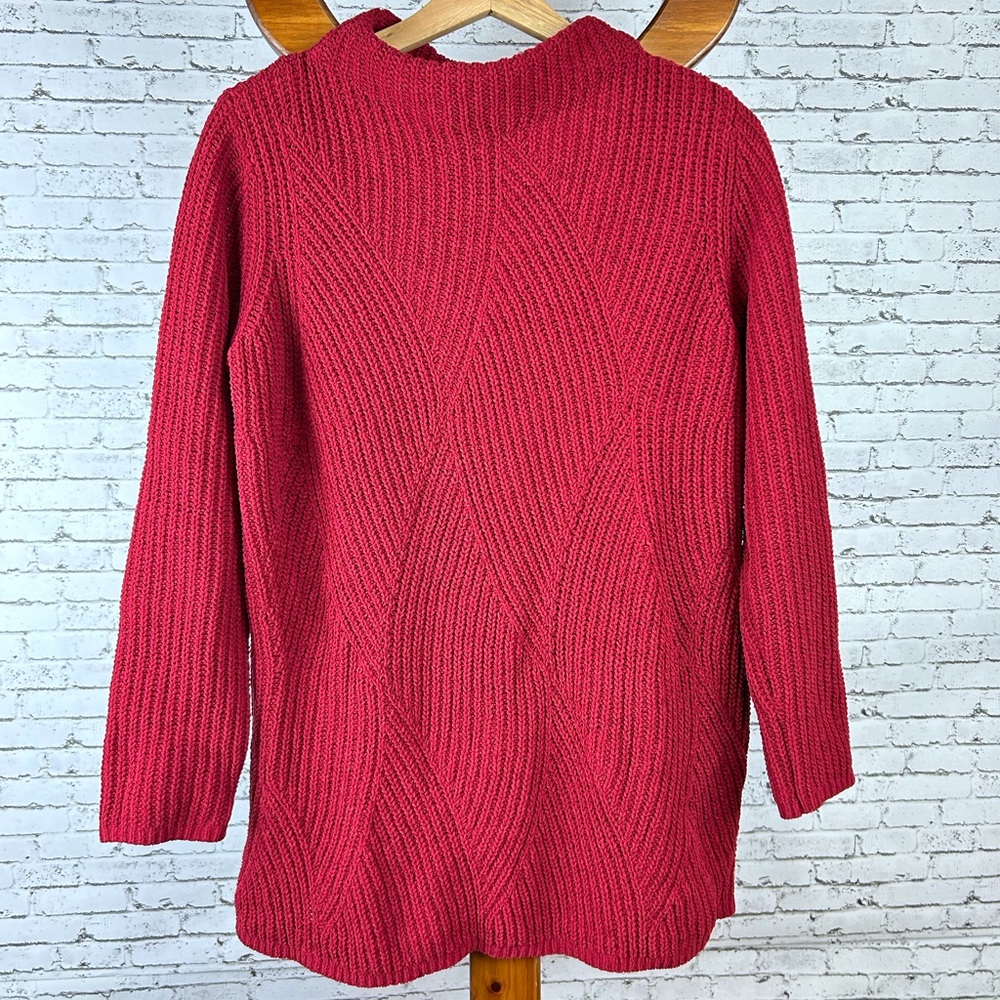 J. Jill | Chenille Sweater in Soft Red size S